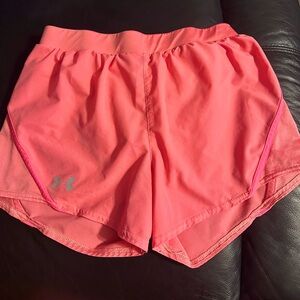 Pink Under Armour Women's Athletic Shorts